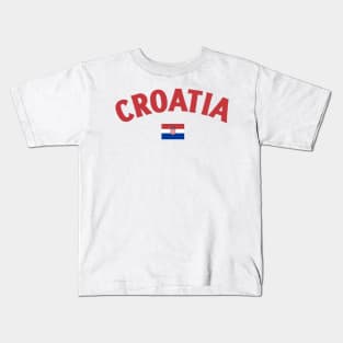 Croatia Flag Kids T-Shirt
